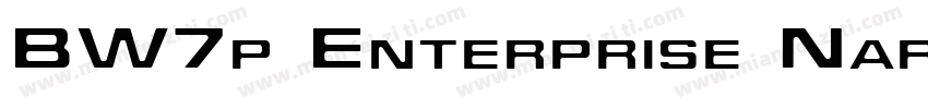 BW7p Enterprise Narrow字体转换